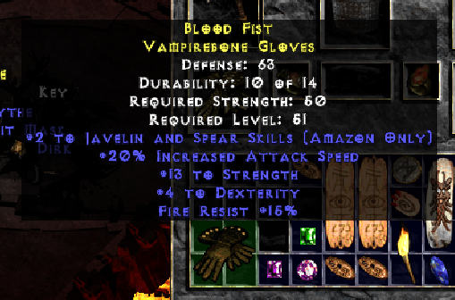 Jav Glove 2 20 Str Dex Fire Res Ft Topic D2jsp