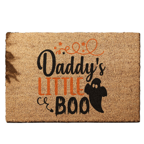 Coir Doormat MK1 Daddy's little boo 01