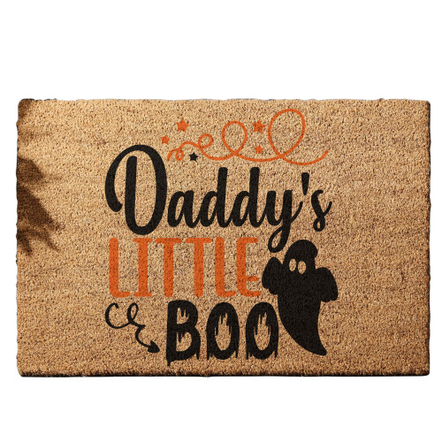 Coir Doormat MK1 Daddy's little boo 01