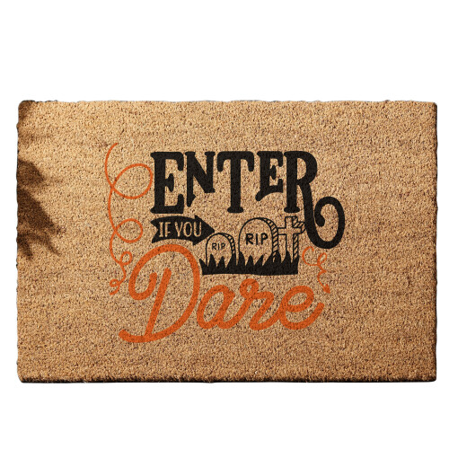 Coir Doormat MK1 Enter if you dare 01