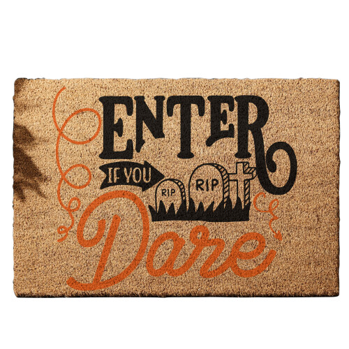 Coir Doormat MK1 Enter if you dare 01