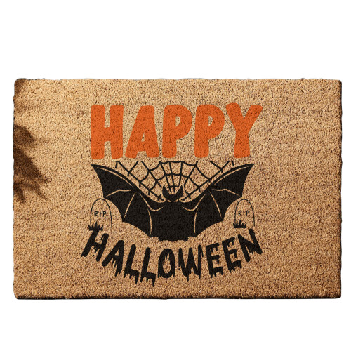 Coir Doormat MK1 Happy Halloween 1 01