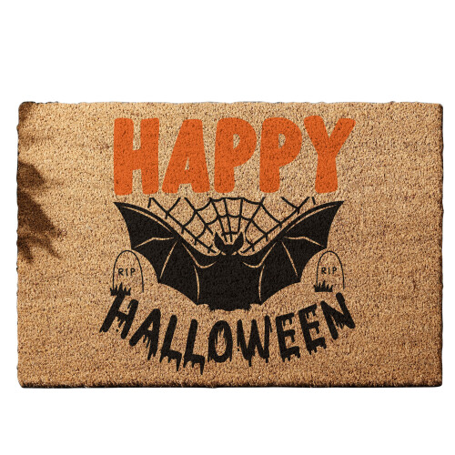 Coir Doormat MK1 Happy Halloween 1 01