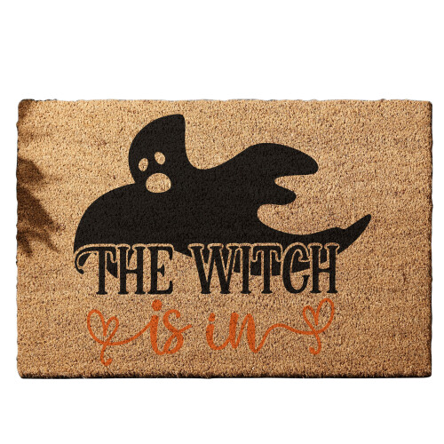 Coir Doormat MK1 The witch is in 01