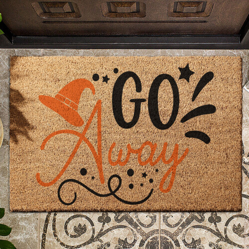 Coir Doormat MK2 Go away 01