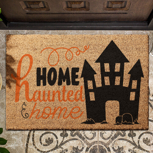 Coir Doormat MK2 Home haunted home 01