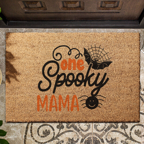 Coir Doormat MK2 One spooky mama 01