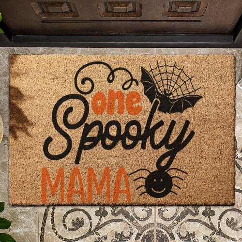 Coir Doormat MK2 One spooky mama 01