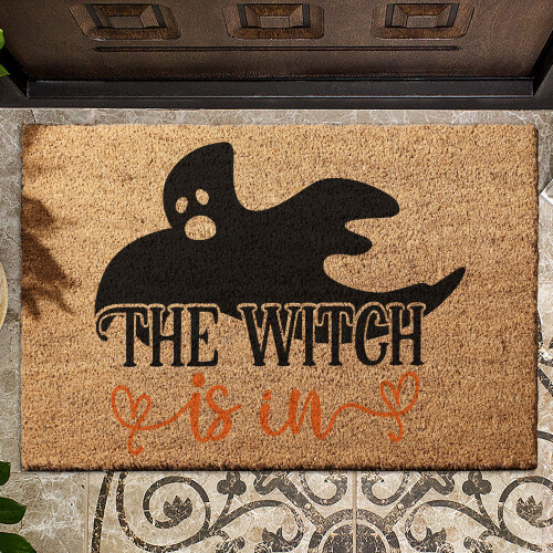 Coir Doormat MK2 The witch is in 01