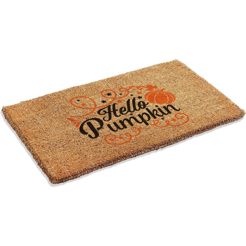 Coir Doormat MK3 Hello Pumpkin 01