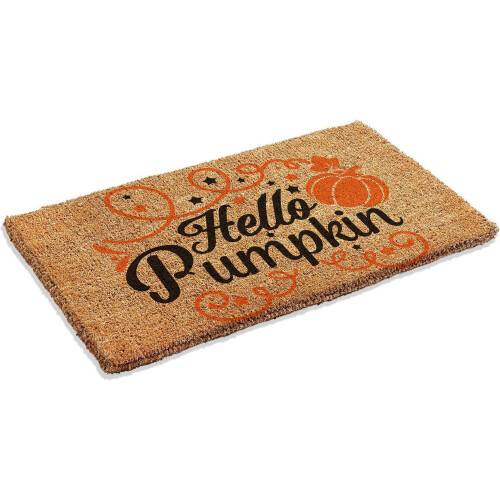 Coir Doormat MK3 Hello Pumpkin 01