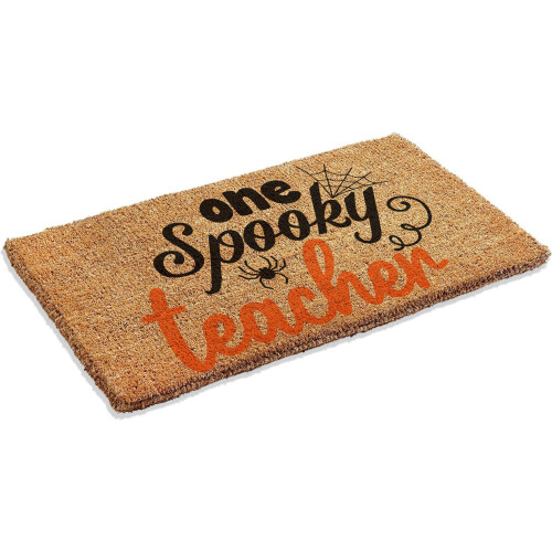 Coir Doormat MK3 One spooky teacher 01