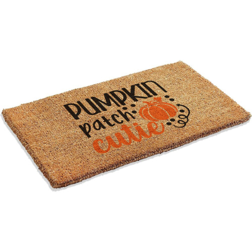 Coir Doormat MK3 Pumpkin patch cutie 01