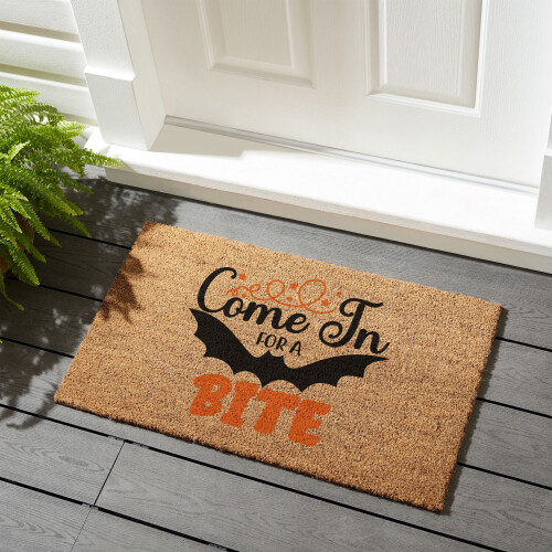 Coir Doormat MK4 Come in for a bite 01