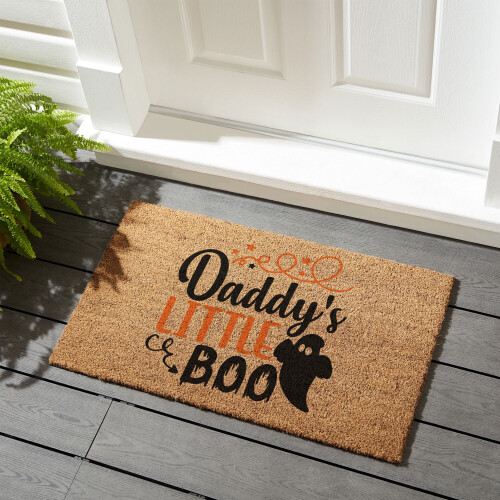 Coir Doormat MK4 Daddy's little boo 01