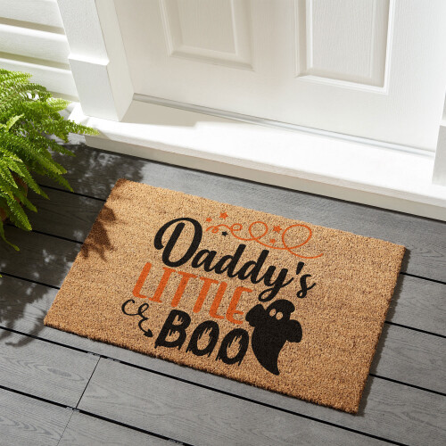 Coir Doormat MK4 Daddy's little boo 01