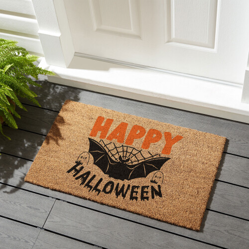 Coir Doormat MK4 Happy Halloween 1 01