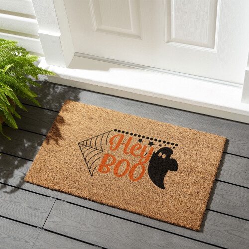 Coir Doormat MK4 Hey boo 01