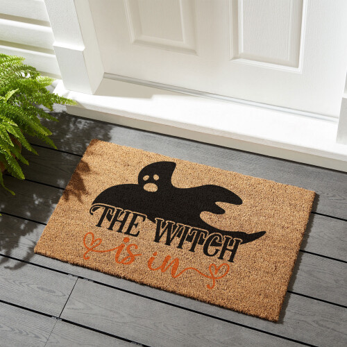 Coir Doormat MK4 The witch is in 01