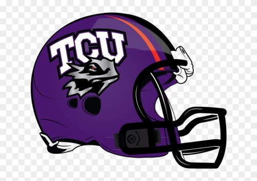 266 2660770 tcu horned frogs football helmets png download tcu