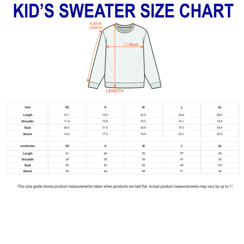 kID Size chart