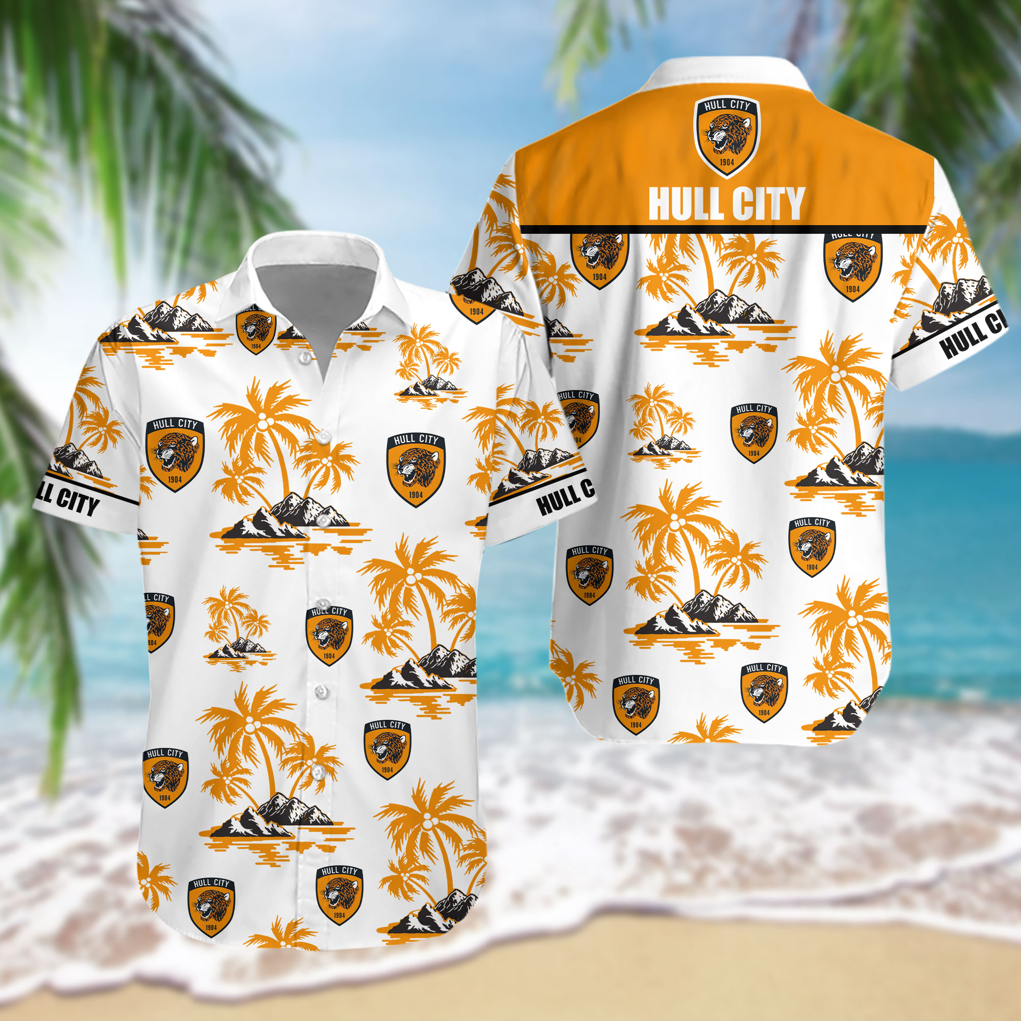 HOT EPL Hull City FC Tropical Shirt2
