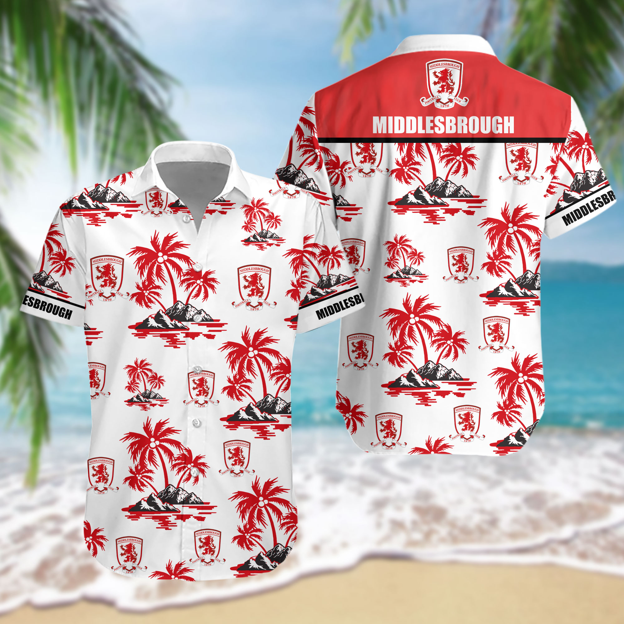 HOT EPL Middlesbrough FC Tropical Shirt1
