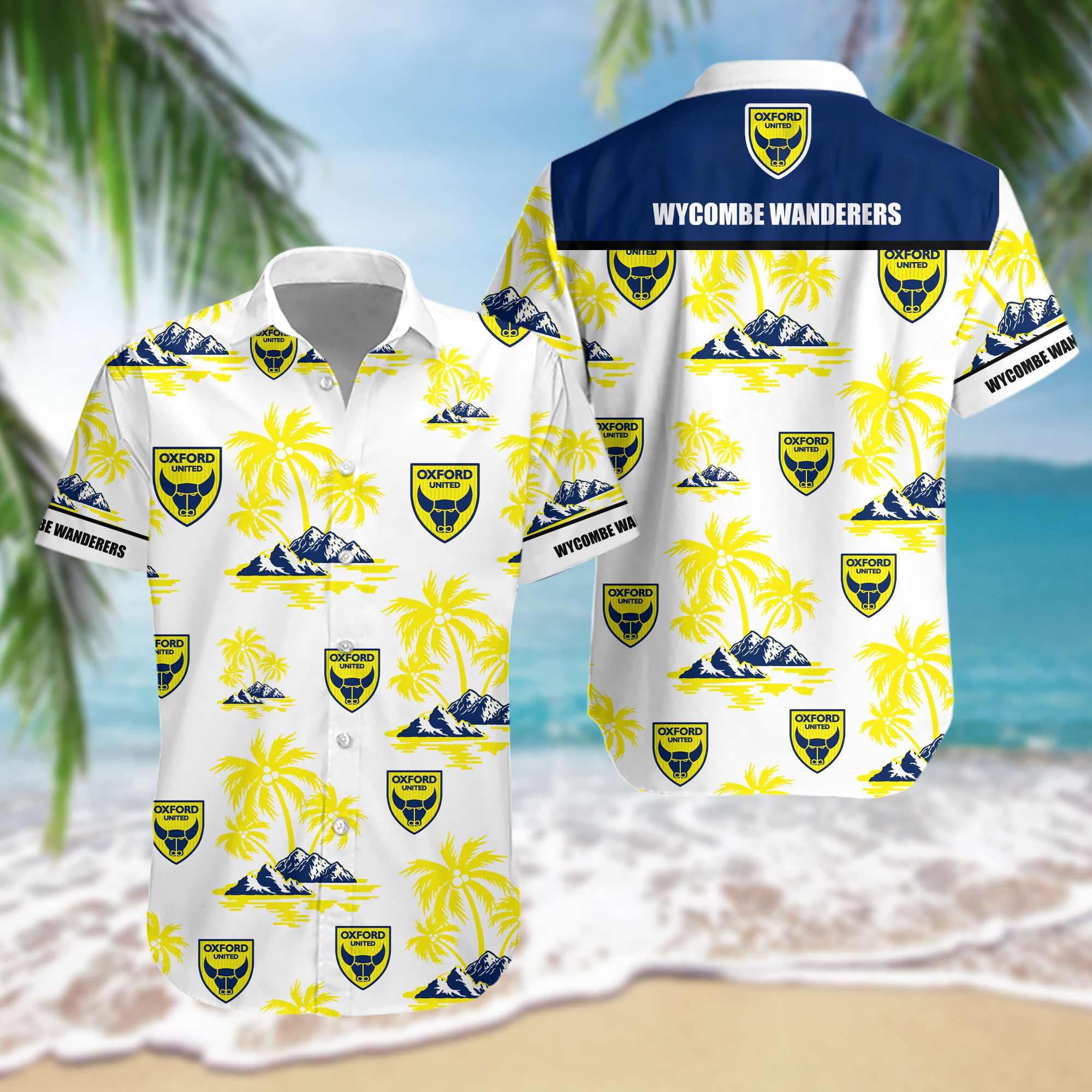 HOT EPL Oxford United FC Tropical Shirt2