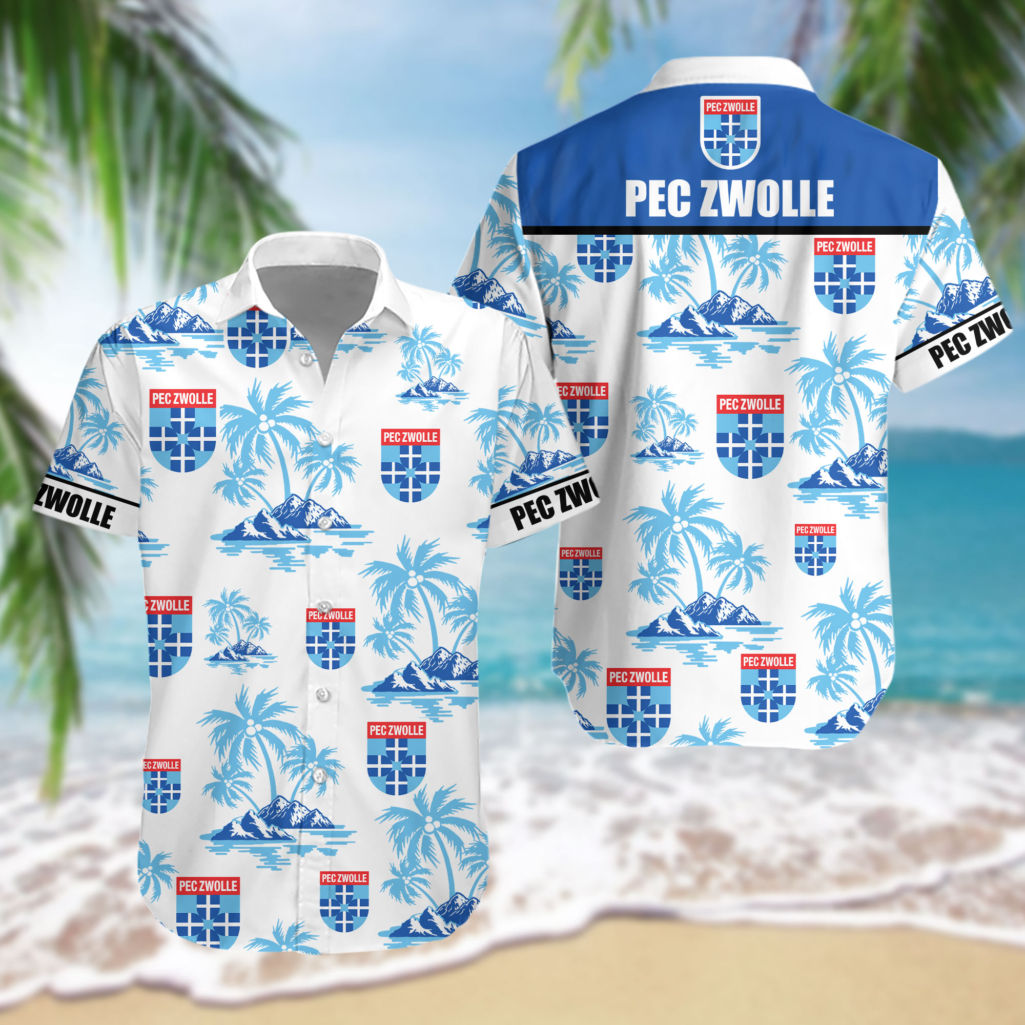 HOT Eredivisie PEC Zwolle FC Tropical Shirt2