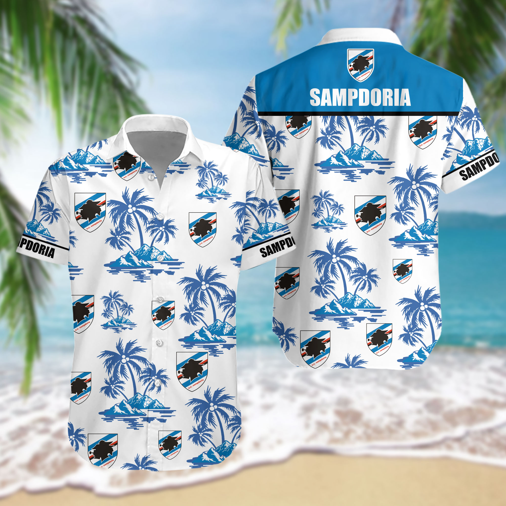 HOT Sampdoria Hawaiian Shirt1
