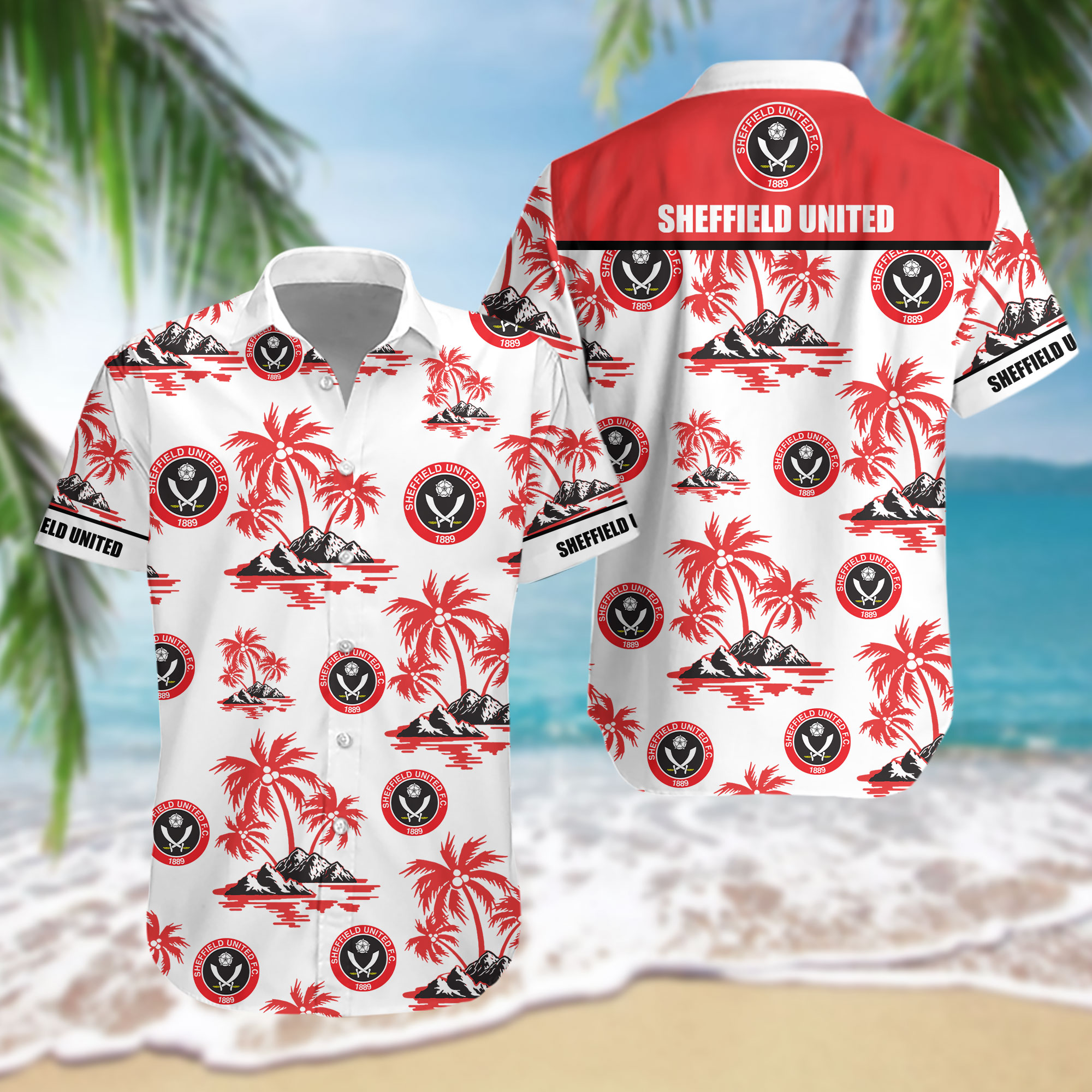 HOT EPL Sheffield United FC Tropical Shirt1