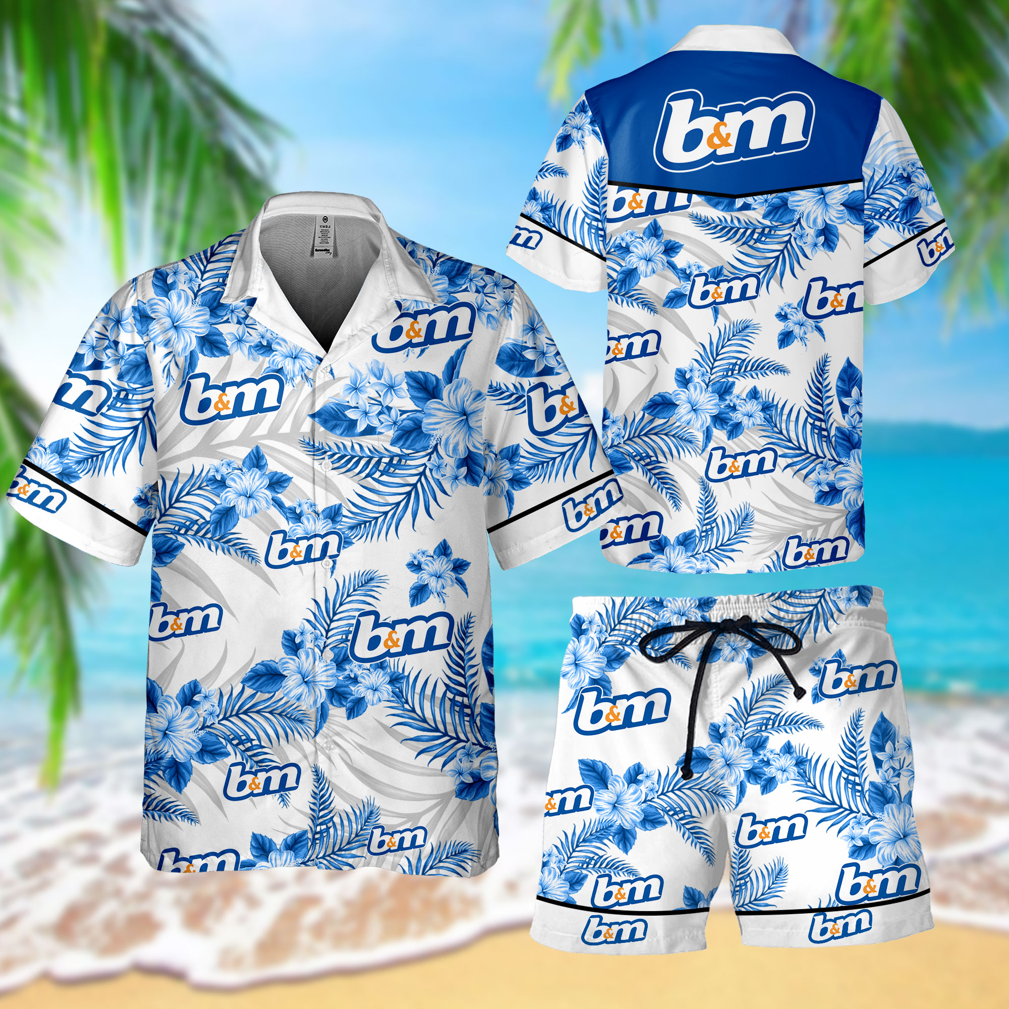 HOT B&M Stores Hawaii Shirt, Shorts1