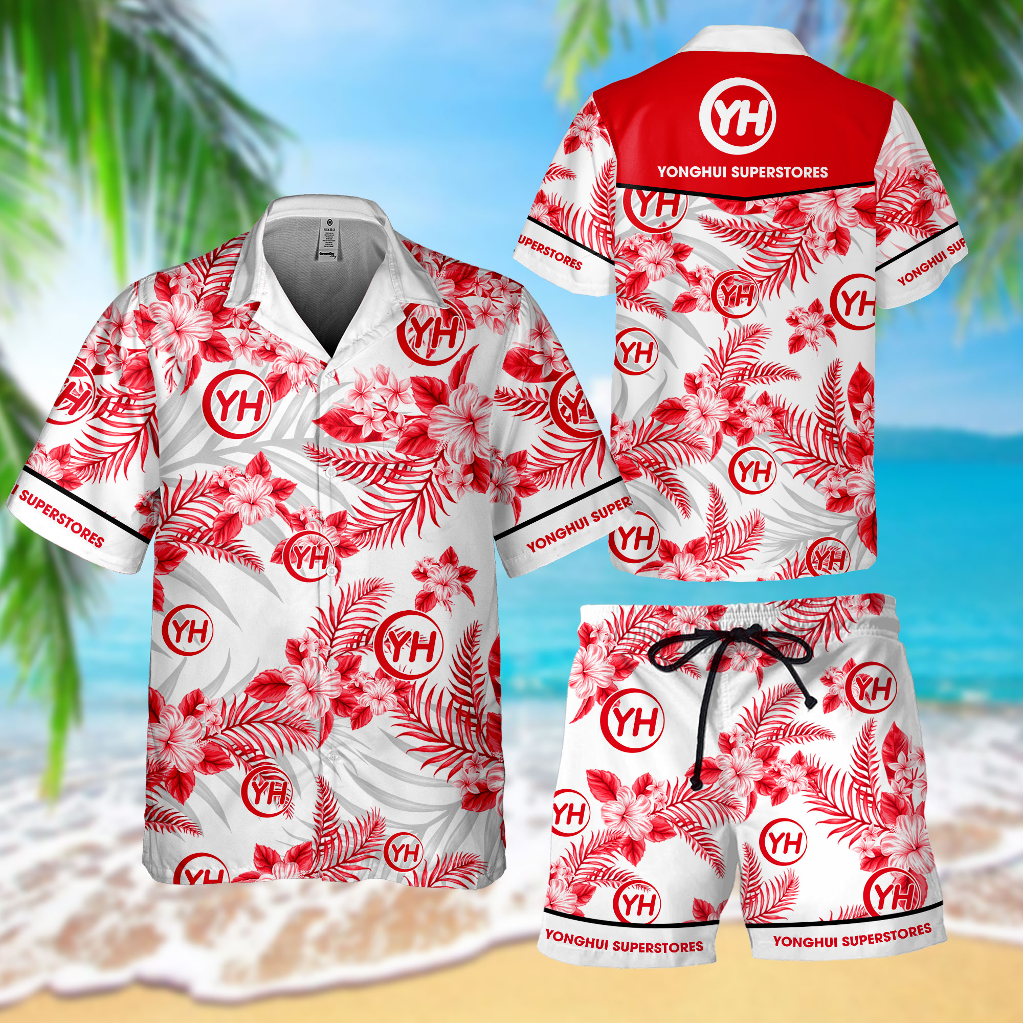 HOT Yonghui Superstores Hawaii Shirt, Shorts2