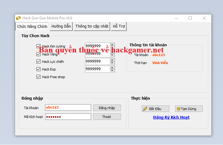 Hack Gun Gun Mobile 2023 mới nhất Gungunmobisaf