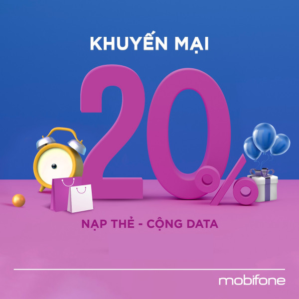  Chào đón năm mới 2023 - MobiFone khuyến mãi 20% nạp tiền trả trước 132436568709