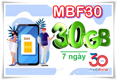 MobiFone tung gói cước MBF30 ưu đãi khủng - Chào mừng tuổi 30  89781