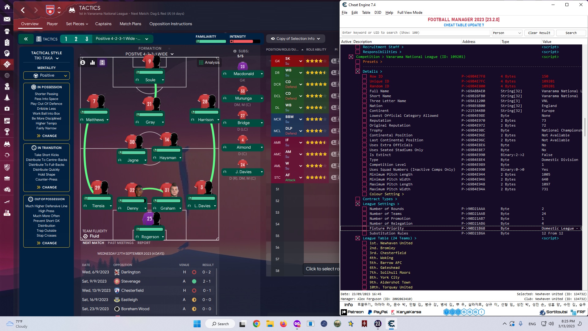 Football Manager 2021 - FearLess Cheat Engine