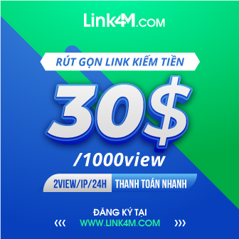 Rút gọn link kiếm tiền Link4M.com