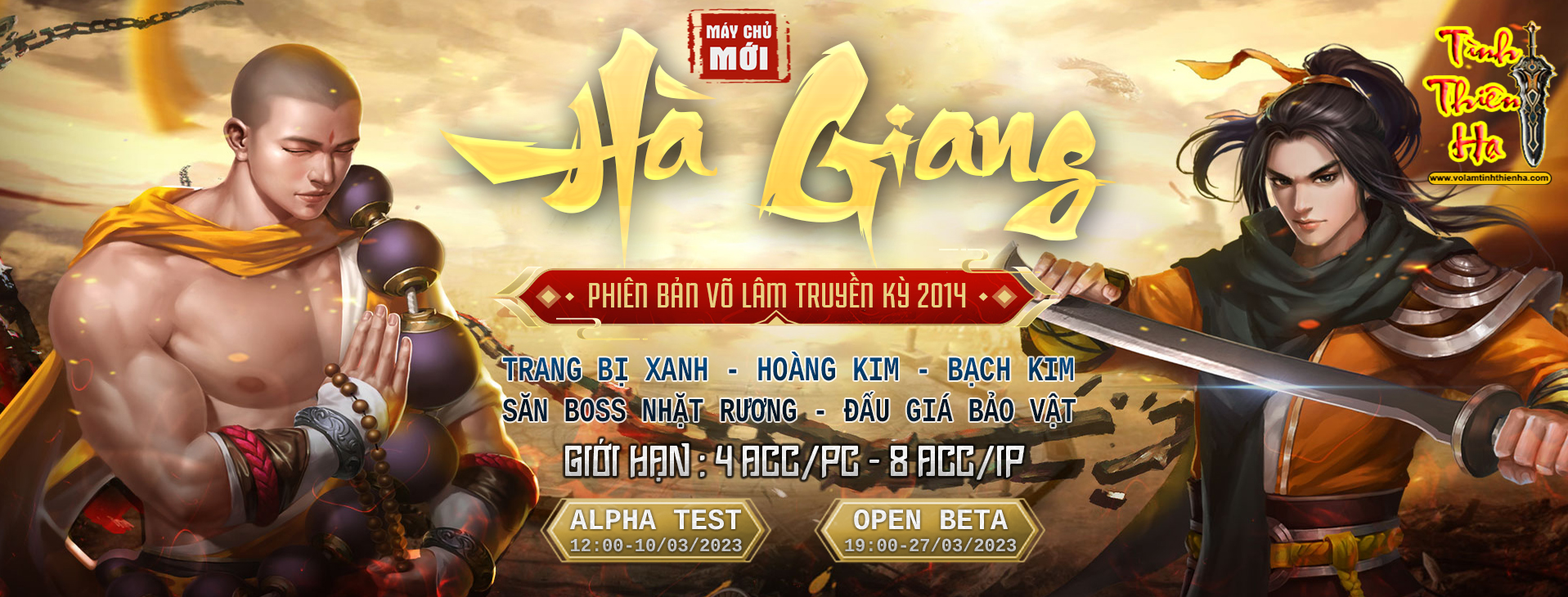 [VoLamTinhThienHa.com] Open Beta - S3 Hà Giang - CTC HKMP - 4 ACC/PC - Tặng Free Trang Bị HKMP Ha-giang-s3