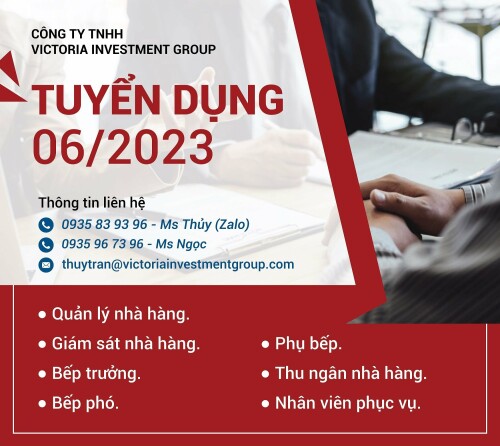 Tuyển dụng Nh T6.2023