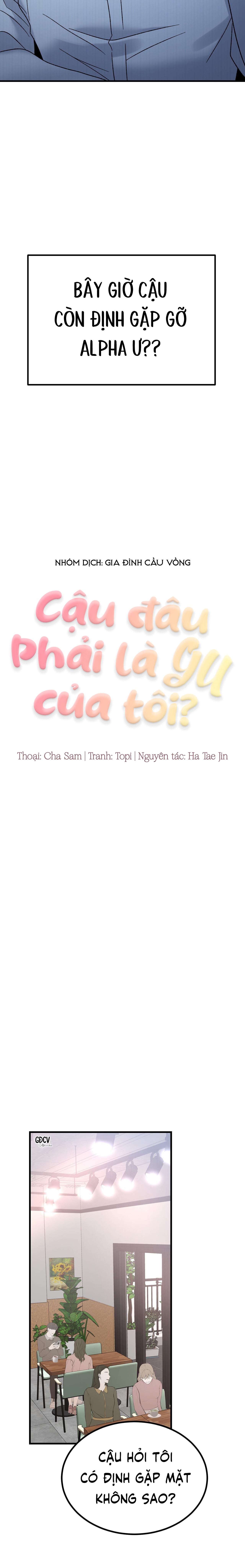 CẬU ĐÂU PHẢI LÀ GU CỦA TÔI? Chapter 6 18+ - Trang 2