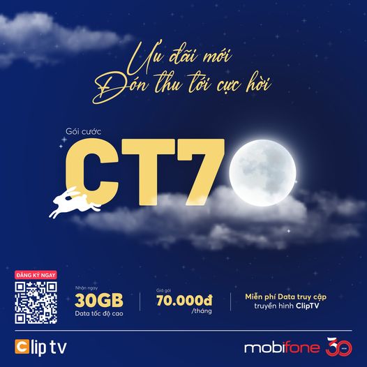 CT70 - Gói cước mới, Đón Thu tới cùng ClipTV
