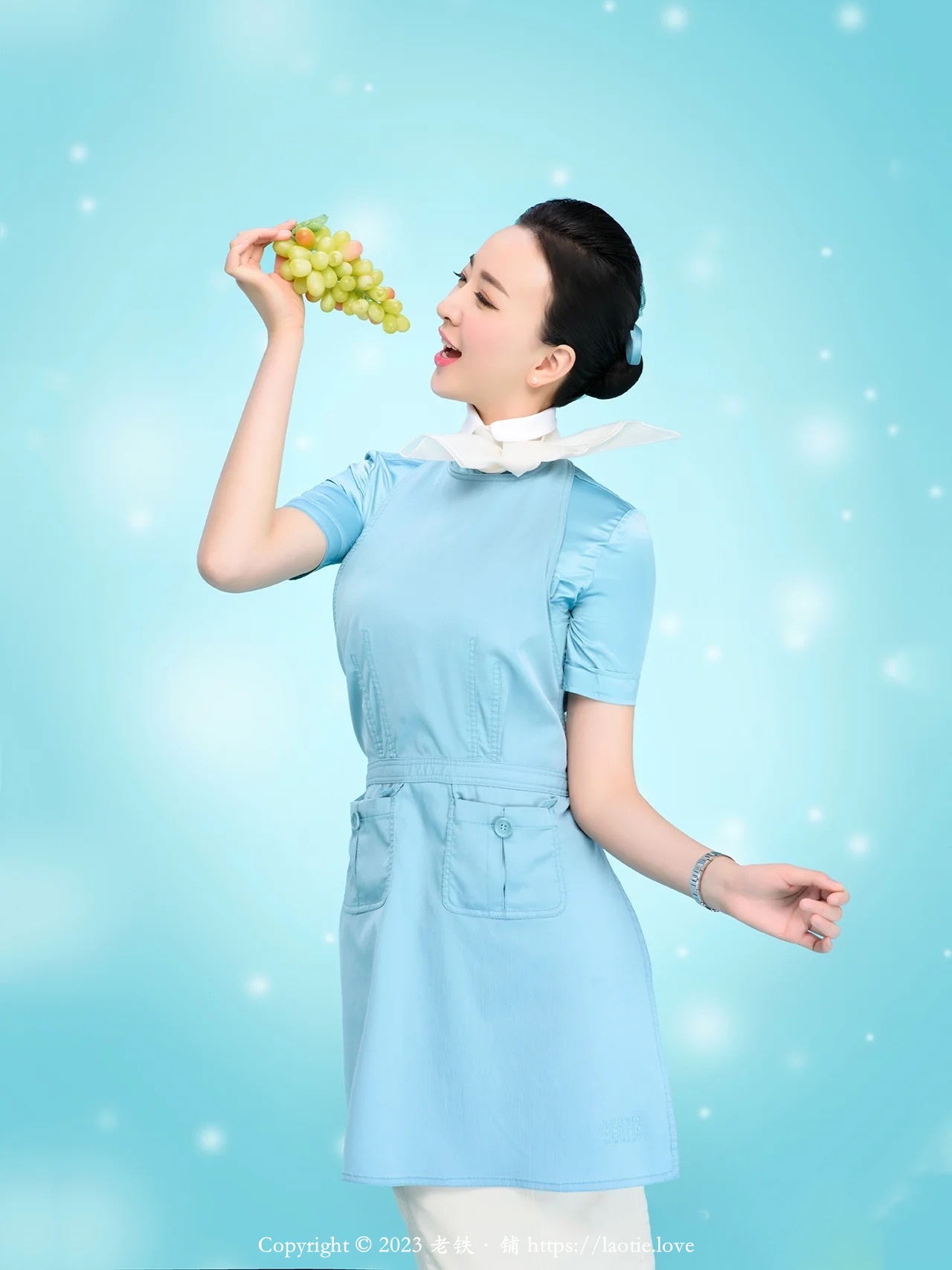 韩国空姐变身厨娘家庭主妇大长腿空姐写真