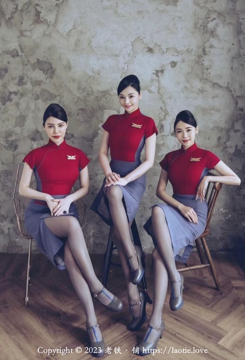 台湾华航航空空姐的黑丝写真
