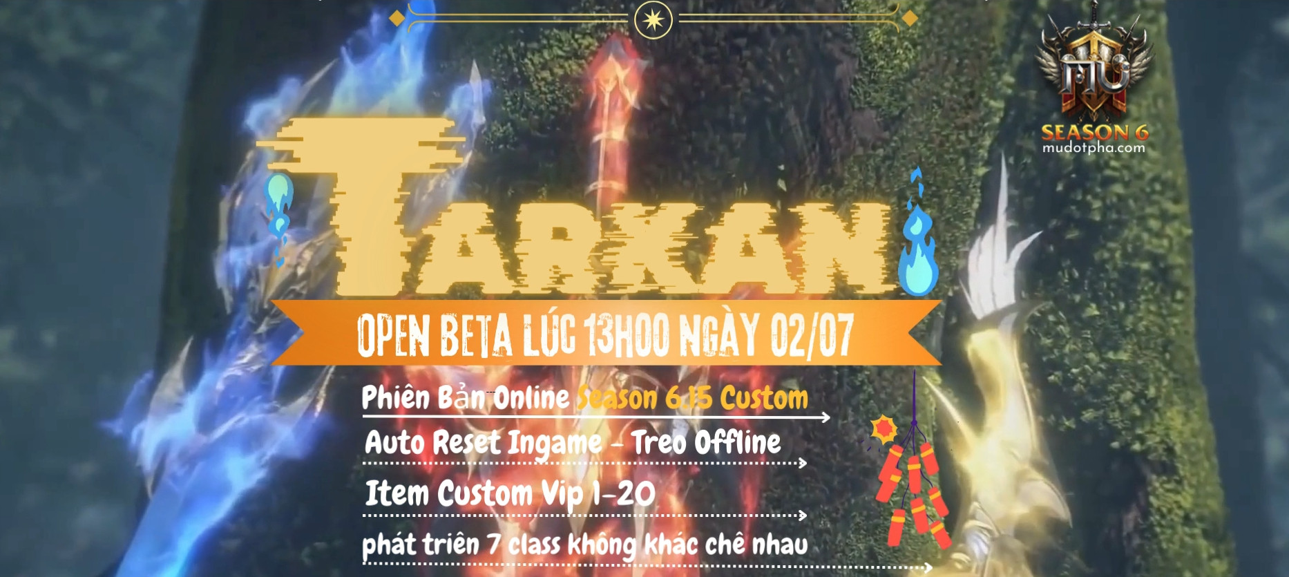 Mu mới ra, Mu Custom, mudotpha.com, Mu Online, Mu Season 6.15 mới ra, Mu Test tháng 06 2024, Event 24/24 siêu cày cuốc miễn phí 100%, Mu Online Season 6.15