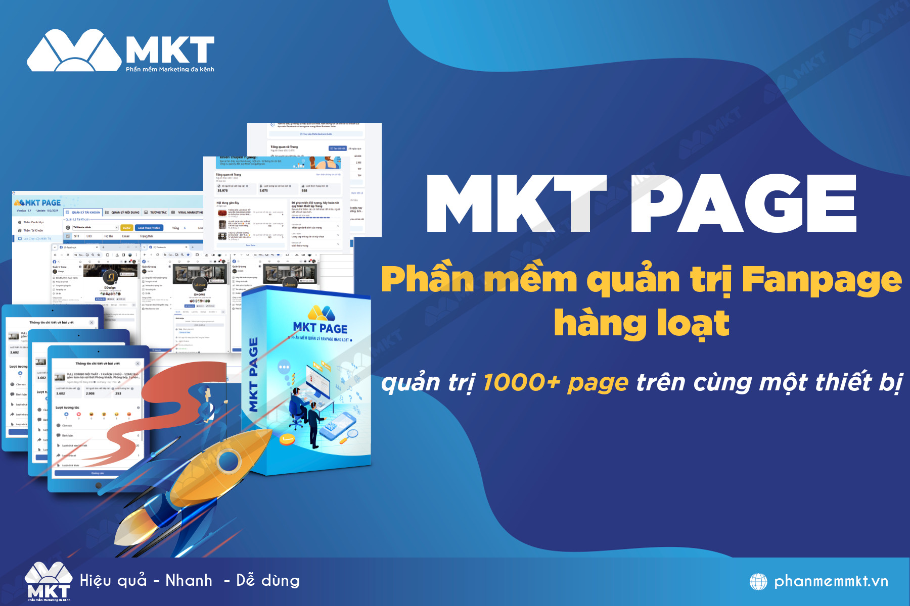 Giới Thiệu Phần Mềm MKT Page | Phần Mềm MKT