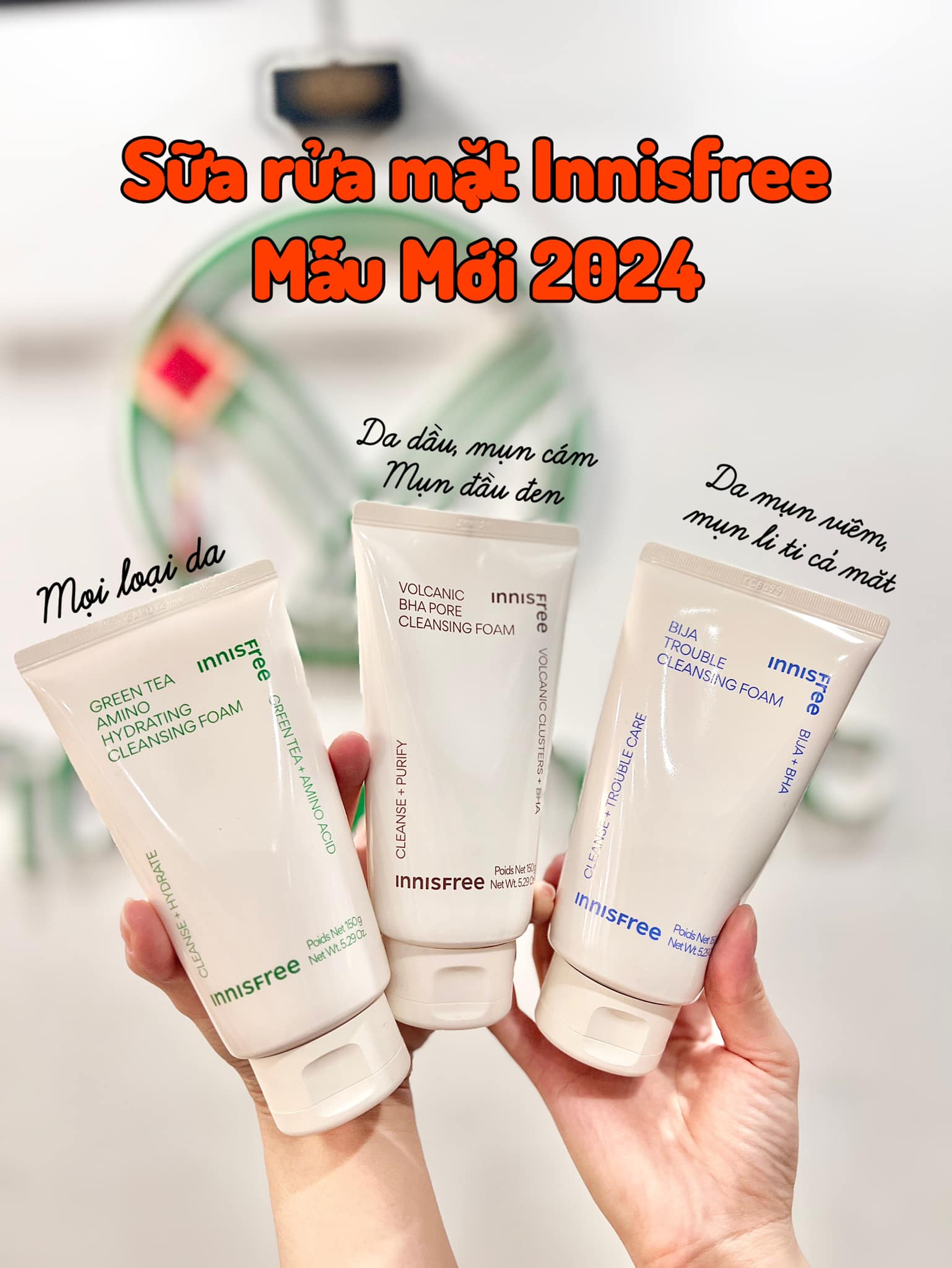 Sữa Rửa Mặt Innisfree Kiểm Soát Nhờn Tro Núi Lửa & BHA 150g