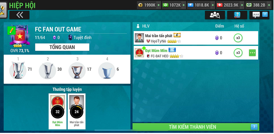 Hack Top Eleven Miễn phí đã test 100% thành công Untitled88