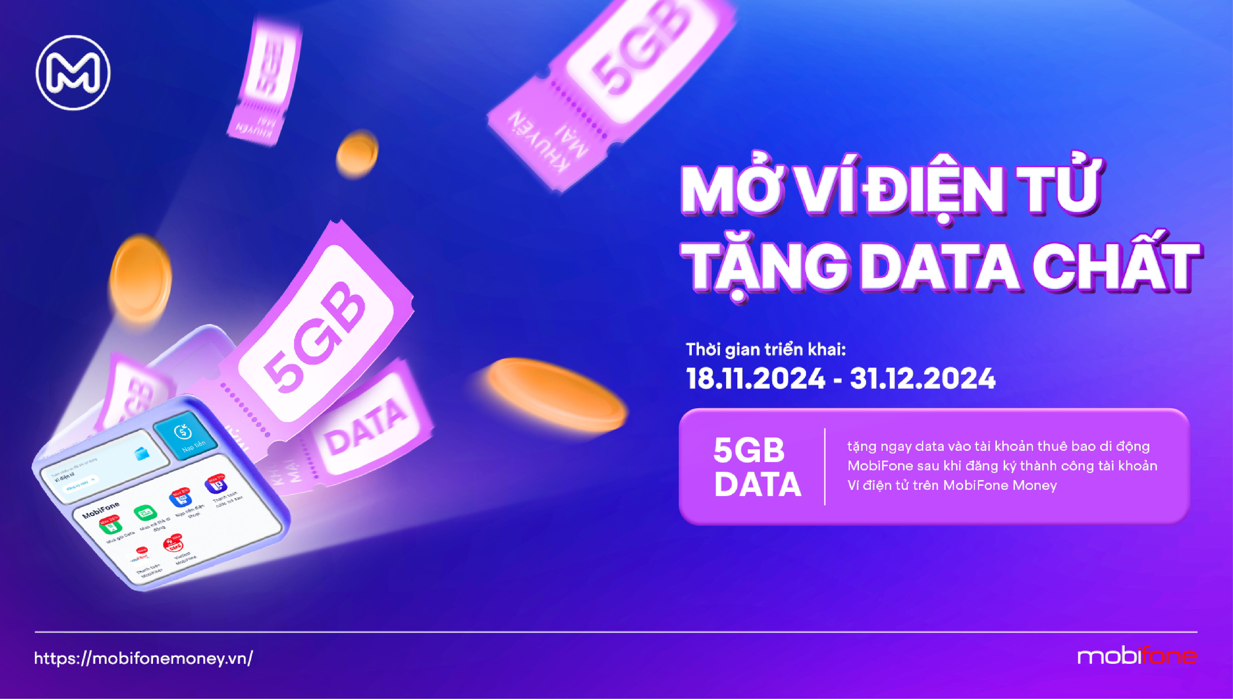 Mobile - MobiFone Money: Mở Ví điện tử - Nhận data chất | Diễn đàn GVN