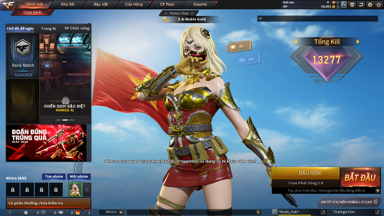 Acc CF #ACC GO TRANG THONG TIN - noborder
